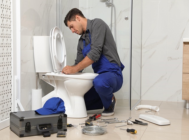 Két nước bồn cầu bị nứt phải xử lý thế nào